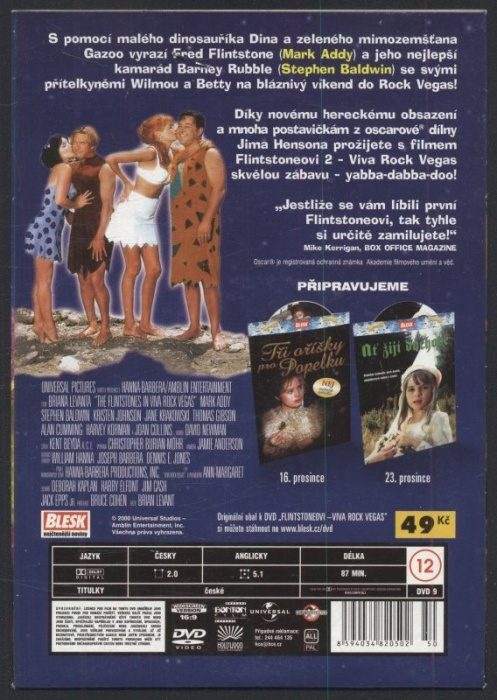 Flintstoneovi 2 - Viva Rock Vegas (DVD)