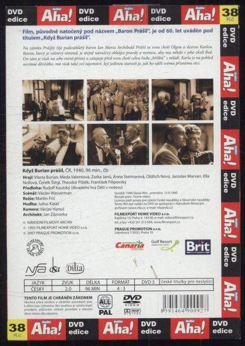 Když Burian prášil (DVD)