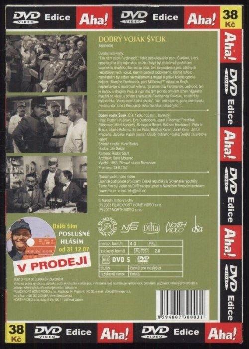 Dobrý voják Švejk (DVD)