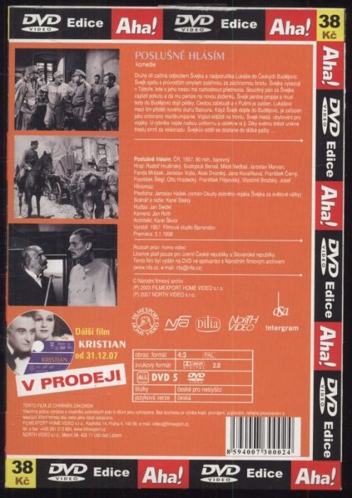 Poslušně hlásím (DVD)