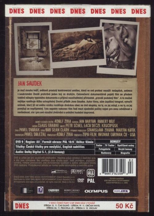 Jan Saudek - V pekle svých vášní, ráj v nedohlednu (DVD)