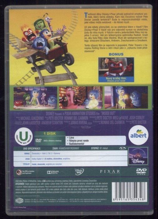 V hlavě /Inside Out/ (DVD)