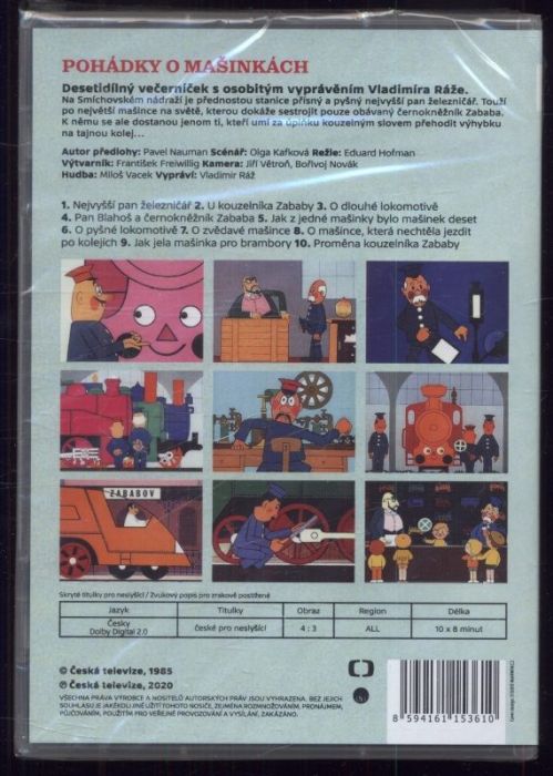 Pohádky o mašinkách (DVD)