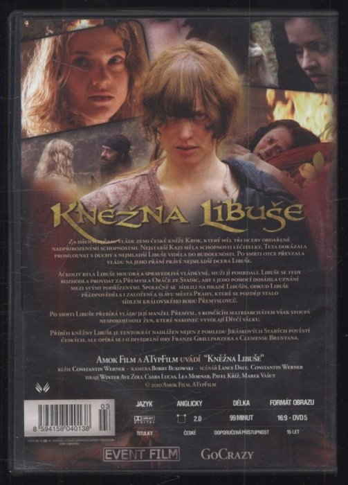 Kněžna Libuše /The Pagan Queen/ (DVD)