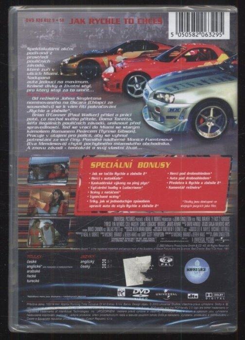 Rychle a zběsile 2 /2 Fast 2 Furious/ (DVD)