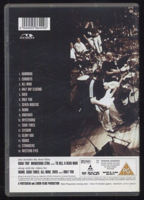 PNYC: Portishead - Roseland New York (DVD)