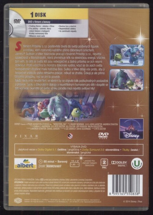 Příšerky s.r.o. (DVD)