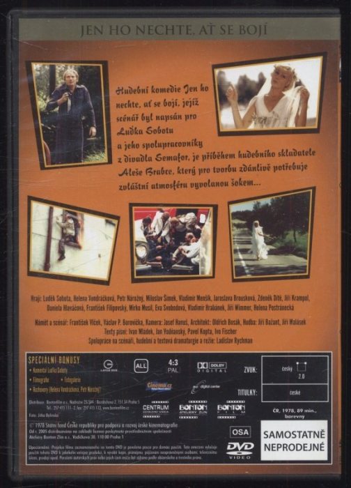 Jen ho nechte, ať se bojí (DVD)