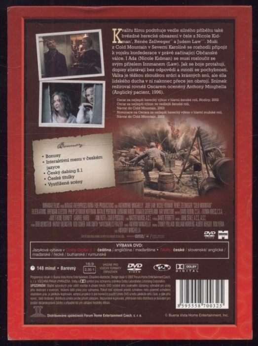 Návrat do Cold Mountain (DVD)
