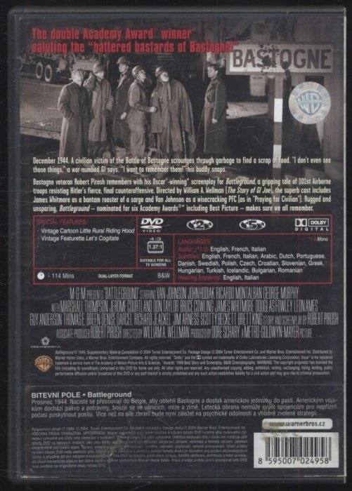 Battleground /Bitevní pole/ (DVD)