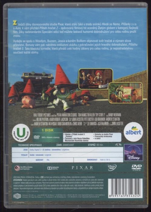 Toy Story 2: Příběh hraček (DVD)