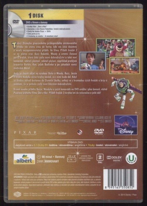 Toy Story 3: Příběh hraček (DVD)