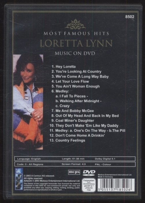 Loretta Lynn - Country Feelings Live (DVD)