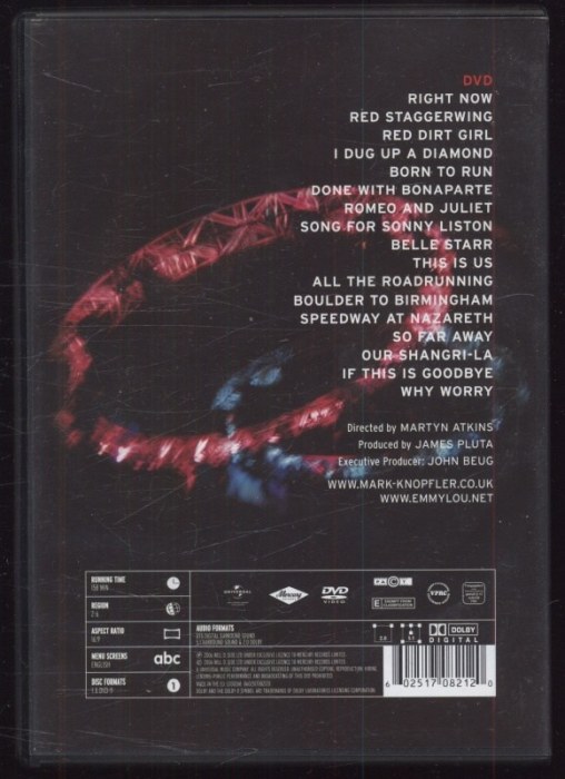 Mark Knopfler And Emmylou Harris - Real Live Roadrunning (DVD)