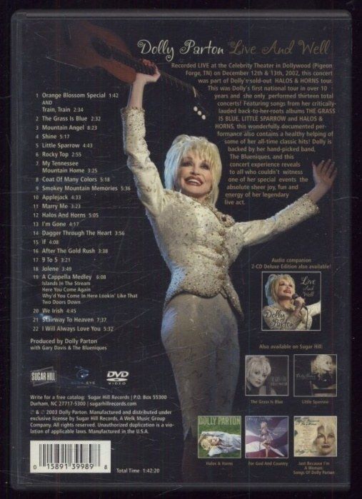 Dolly Parton - Live And Well (DVD)