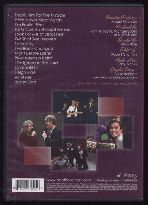 An Evening with the Booth Brothers (DVD)