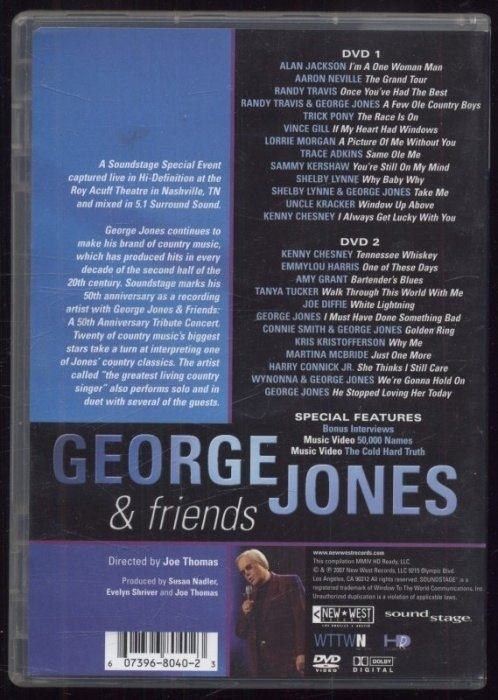 George Jones & Friends - 50th Anniversary Tribute Concert (DVD)