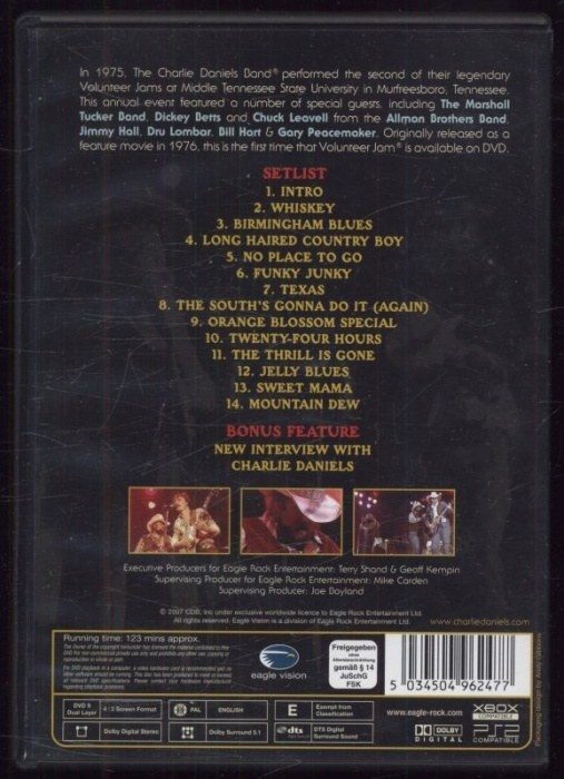 The Charlie Daniels Band - Volunteer Jam (DVD)