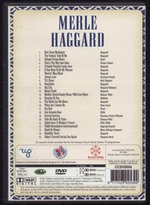 Merle Haggard - Merle Haggard (DVD)