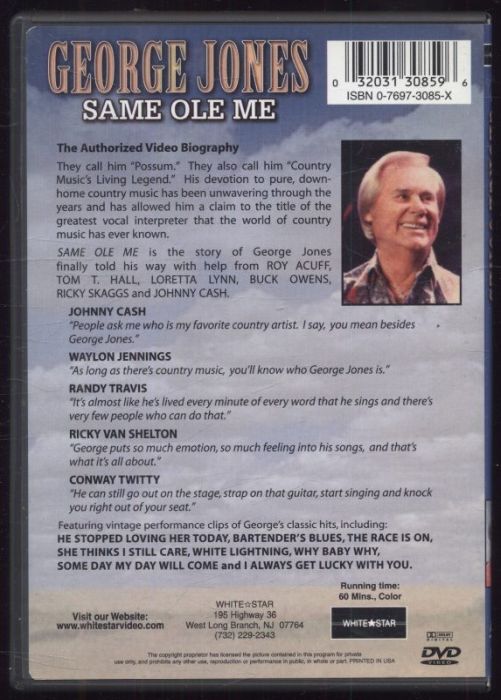 George Jones - Same Ole Me (DVD)