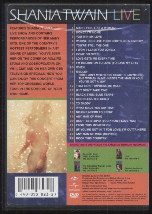 Shania Twain - Live (DVD)