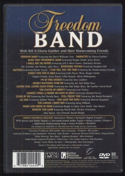 Bill & Gloria Gaither And Their Homecoming Friends - Freedom Band (DVD)