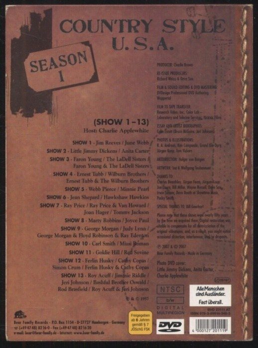 Various - Country Style U.S.A. Season 1-4 (4DVD)