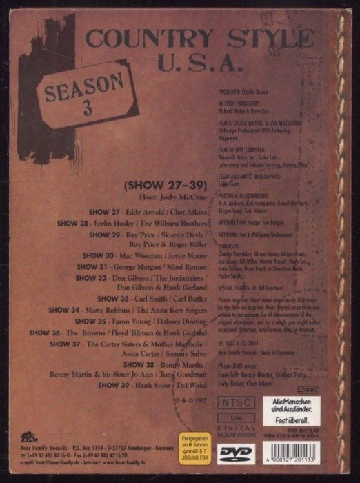 Various - Country Style U.S.A. Season 1-4 (4DVD)