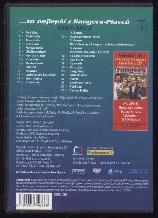 …to nejlepší z Rangers-Plavců (1967–1973) + …to nejlepší z Rangers-Plavců & Luděk Nekuda (2DVD)