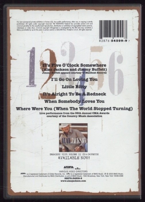 Alan Jackson - Greatest Hits Volume II (2DVD)