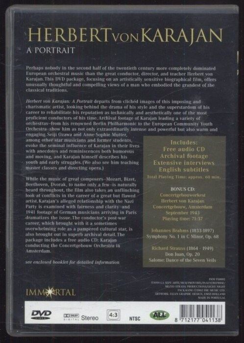 Herbert von Karajan - A Portrait (DVD)