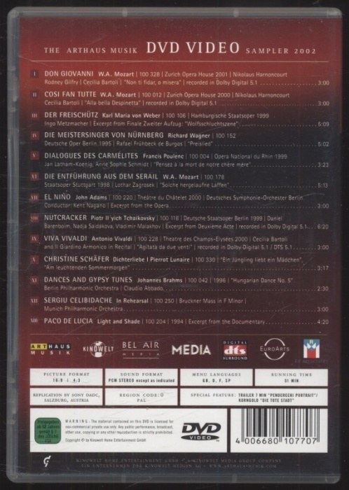 The Arthaus Musik - Sampler 2002 (DVD)