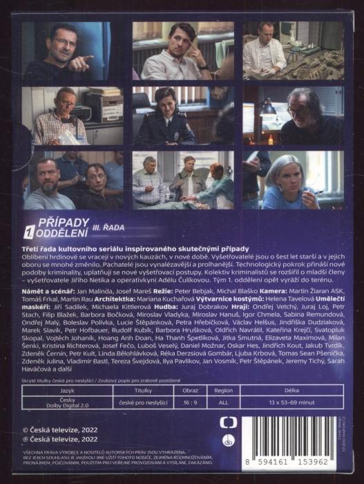 Případy 1. oddělení - 3. řada (4DVD)