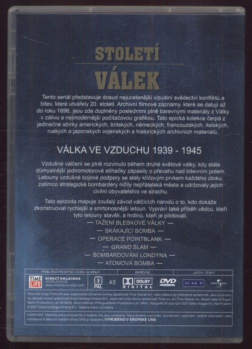 Století válek: Válka ve vzduchu 1939 - 1945 (DVD)