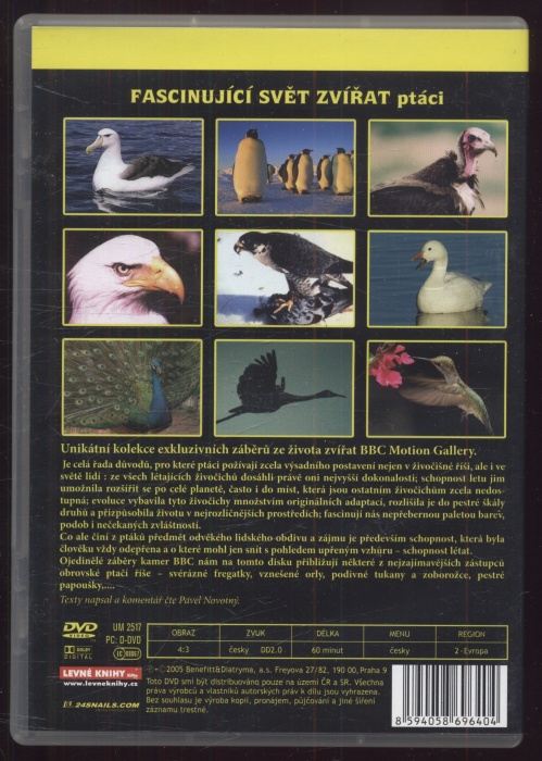 Fascinující svět zvířat: Ptáci (DVD)