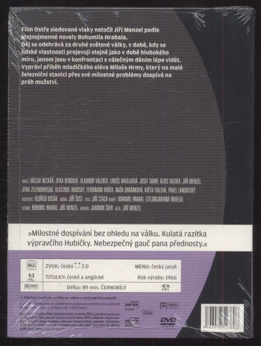 Ostře sledované vlaky (DVD)