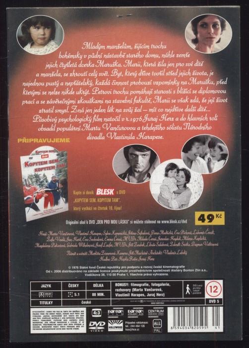 Den pro mou lásko (DVD)