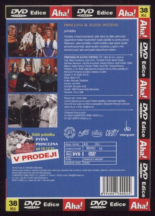 Princezna se zlatou hvězdou (DVD)