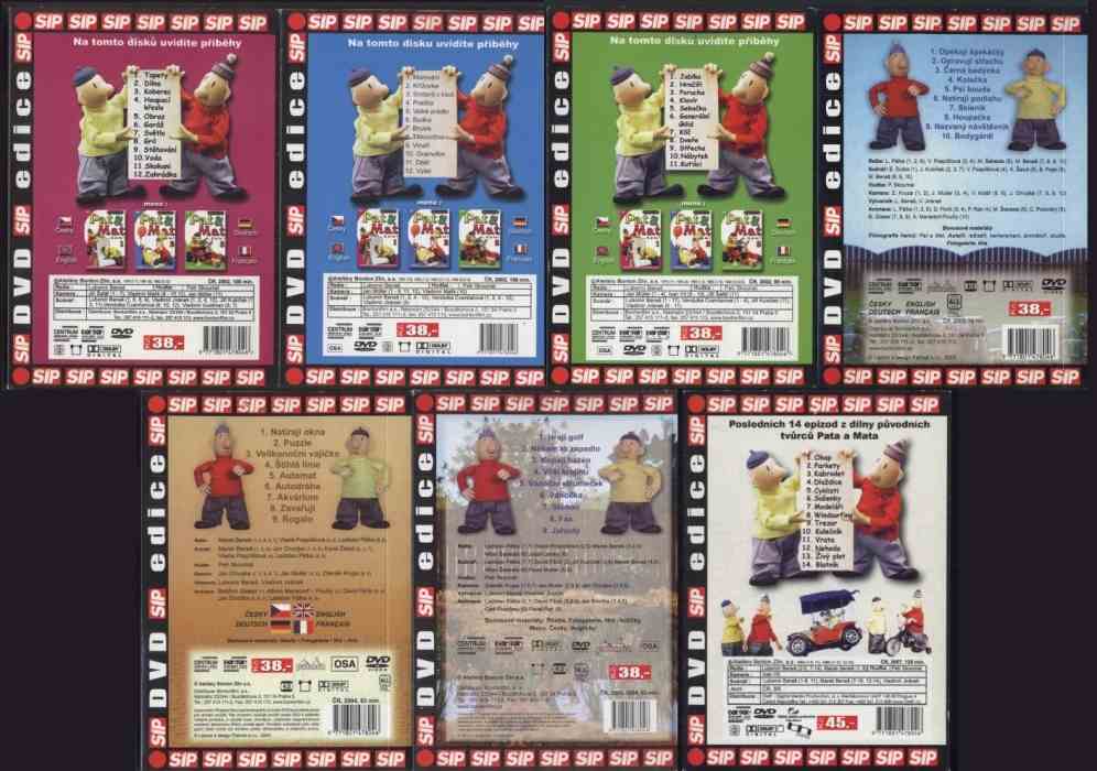 Pat a Mat: A je to 1, 2, 3; Pat a Mat se vracejí 4, 5, 6; Speciál (7DVD)