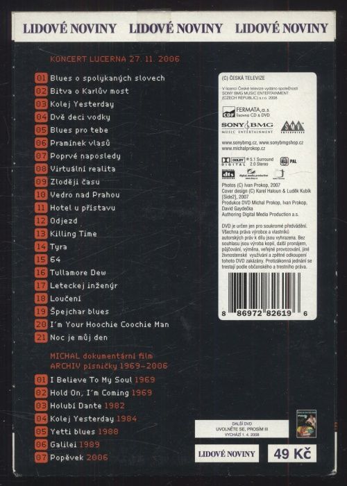 Michal Prokop, Framus Five & Hosté - Live 60 Lucerna 2006 (DVD)