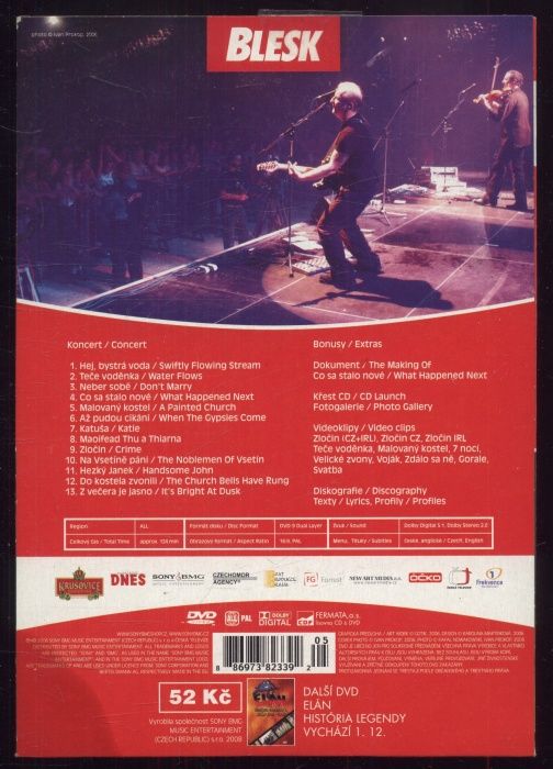 Čechomor a hosté: Iarla Ó Lionáird, Joji Hirota, Dan Vališ, Lenka Dusilová - Stalo sa živě (DVD)
