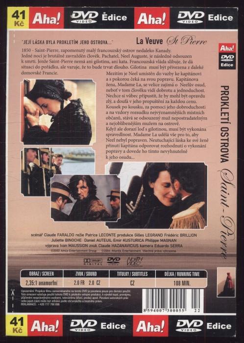 Prokletí ostrova Saint-Pierre (DVD)
