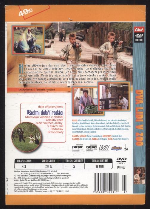 Dva lidi v ZOO (DVD)