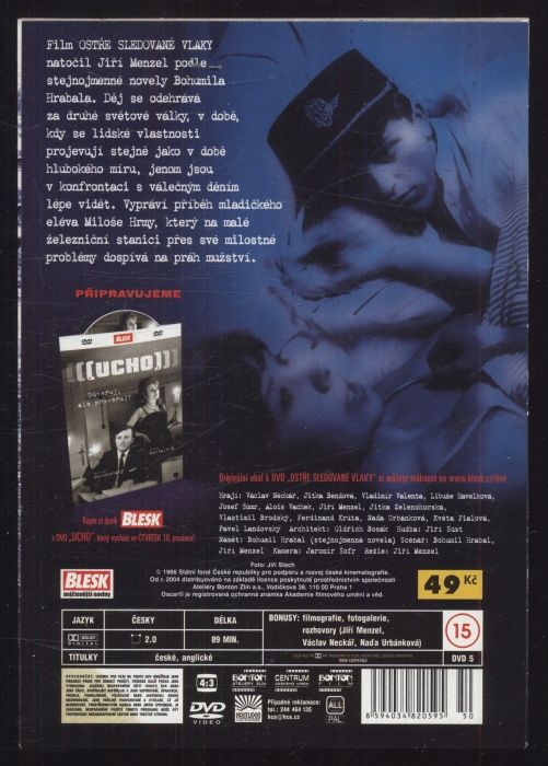 Ostře sledované vlaky (DVD)