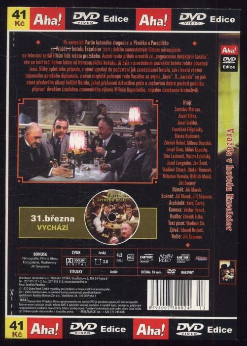 Vražda v hotelu Excelsior (DVD)