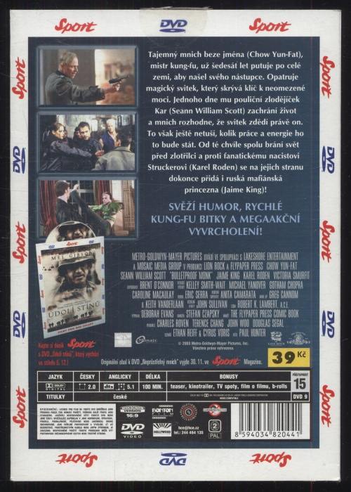 Neprůstřelný mnich (DVD)