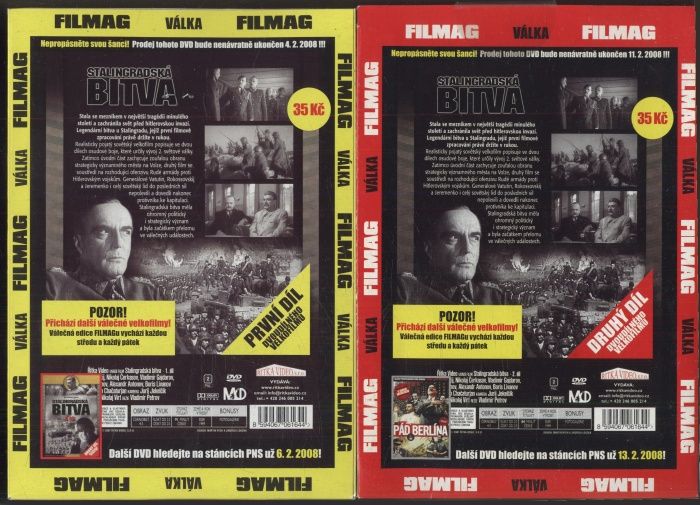 Stalingradská bitva 1. + 2. díl (2DVD)
