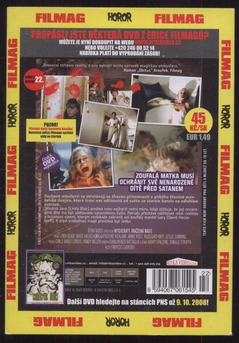 Čarodějnice / Witchcraft: Vražedná magie (DVD)