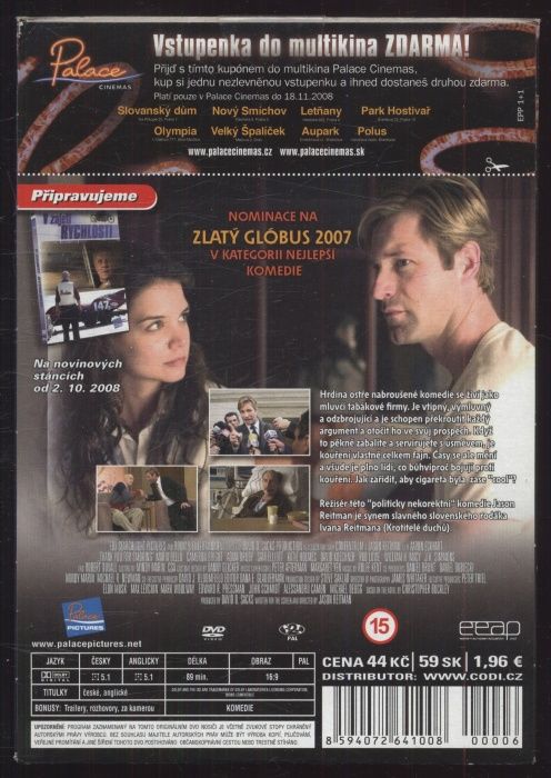 Děkujeme, že kouříte (DVD)