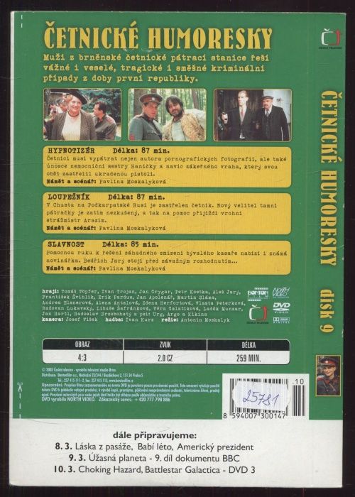 Četnické humoresky - disk 9: Hypnotizér; Loupežník; Slavnost (DVD)